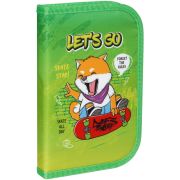 Пенал 1 отделение, 200*130 ArtSpace «Let's go», доп. секция, ткань