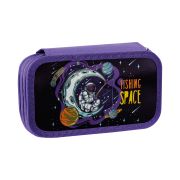 Пенал 3 отделения, 190*110 ArtSpace «Space», ламинированный картон, фольга