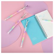 Ручка гелевая MESHU «Diamonds» , радужная, 0,7мм