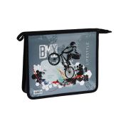 Папка для тетрадей 2 отделения, А5, ArtSpace «BMX», 240*200*55мм, пластик, на молнии