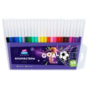 Фломастеры ArtSpace «Футбол», 24цв., ПВХ, европодвес