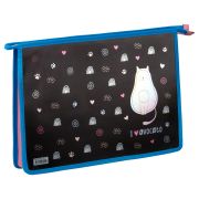 Папка для тетрадей 1 отделение, А4, ArtSpace «AvoCato», 325*230*55мм, ламинированный картон, фольга, на молнии