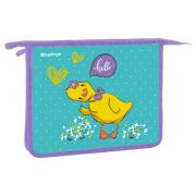 Папка для тетрадей 1 отделение, А5 Berlingo «Hello», 240*205*40мм, пластик, на молнии