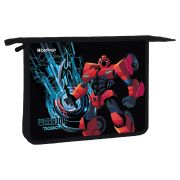 Папка для тетрадей 1 отделение, А5 Berlingo «Warrior Robot», 240*205*40мм, пластик, на молнии