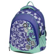 Рюкзак Först F-JUNIOR «Smiley» 38*29*18см, 3 отделения, 2 кармана, эргономичная спинка