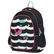 Рюкзак Först F-Cute «Whale» 37*29*17см, 3 отделения, 2 кармана, эргономичная спинка
