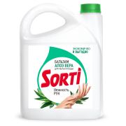 Средство для мытья посуды Sorti «Алоэ», 4,8л, канистра