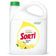 Средство для мытья посуды Sorti «Лимон», 4,8л, канистра