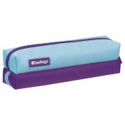 Пенал-косметичка 2 отделения, 205*50*55 Berlingo «Envy», голубой