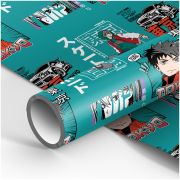 Упаковочная бумага глянц. 70*100см, MESHU «Anime boy», 80г/м2