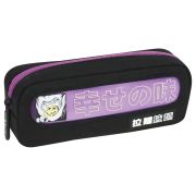 Пенал мягкий с прозрачным окошком, 1 отделение, 205*80*50 Först «Smile», текстиль с ПВХ