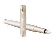 Ручка перьевая Parker «IM Professionals Monochrome Champagne» синяя, 0,8мм, подарочная упаковка