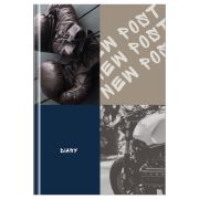 Ежедневник недатированный А5, 136л., 7БЦ, BG «New post», глянцевая ламинация