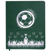 Дневник 1-11 класс 48 л., кожзам (гибкая), термотиснение, фольга, BRAUBERG, «Football», 106170