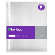 Папка-вкладыш с перфорацией Berlingo «Squares», А4, 90мкм, рельефная текстура, матовая, в пакете