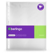 Папка-вкладыш с перфорацией Berlingo «Squares», А4, 70мкм, рельефная текстура, матовая, в пакете