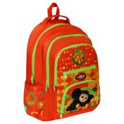 Рюкзак Мульти-Пульти «Чебурашка» , 46*32*14см, 3 отделения, 5 карманов, уплотн. спинка