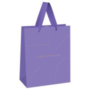 Пакет подарочный 11*14*6,5см MESHU «Monocolor. Lavender», отд. фольгой, матовая ламинация