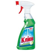 Средство для мытья стекол и зеркал Клин 2 в 1 «Яблоко», 500мл