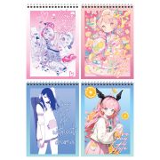 Блокнот А5 80л. на гребне BG «Стиль. Аниме», твердая подложка