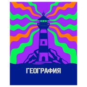 Тетрадь предметная 48л. BG «Неоновые истории» - География, неоновая краска