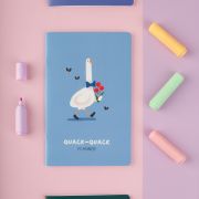 Планер недатированный, 32л., 135*210мм, на скобе MESHU «Quack-Quack», матовая ламинация, выб. лак