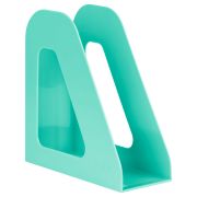 Лоток для бумаг вертикальный СТАММ «Фаворит», мятный, ширина 90мм