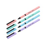 Ручка гелевая Berlingo «Instinct» черная, 0,5мм, корпус ассорти NEW