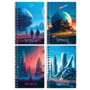 Записная книжка А6 80л. на гребне BG «Future style»