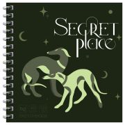 Скетчбук 40л., 170*170 на гребне BG «Secret place. Dog», 120г/м2