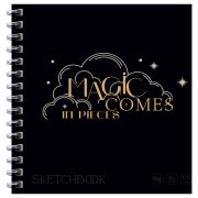 Скетчбук 40л., 170*170 на гребне BG «Magic comes», 120г/м2