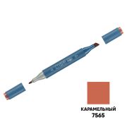 Маркер двусторонний для скетчинга Гамма «Студия», карамельный, корпус трехгранный, пулевид./клиновид. наконечники