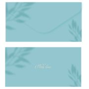 Конверт для денег MESHU «Aquamarine», 85*164мм, soft-touchh, фольга