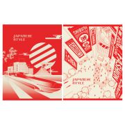 Тетрадь 80л., А5, клетка Greenwich Line «Japanese style», матовая ламинация, 70г/м2