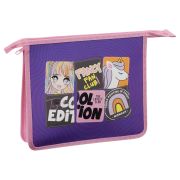 Папка для тетрадей 1 отделение, А5, ArtSpace «Fancy», пластик, на молнии