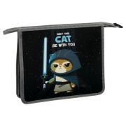 Папка для тетрадей 1 отделение, А5, ArtSpace «Cat with you», пластик, на молнии