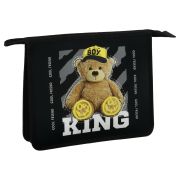 Папка для тетрадей 1 отделение, А5, ArtSpace «King», пластик, на молнии