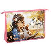 Папка для тетрадей 1 отделение, А4, ArtSpace «Shiny», пластик, на молнии