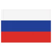 Флаг РФ 90*135см, пакет с европодвесом