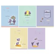 Тетрадь 12л., линия BG «Эксклюзив. Путешествие птенцов», выб. лак