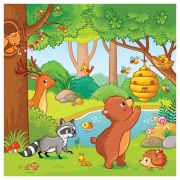 Пазл  64 эл. ТРИ СОВЫ «Лесные приключения»