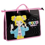 Папка с ручками А4 ArtSpace «My style», пластик, на молнии, 40мм