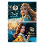 Альбом для рисования 40л., А4, на гребне BG «Верь в чудеса»