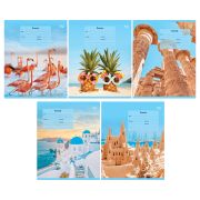Тетрадь 18л., клетка BG «Holidays», выб.лак