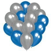 Воздушные шары,  25шт., М12/30см, MESHU «Blue»