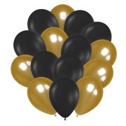 Воздушные шары,  25шт., М12/30см, MESHU «Gold»