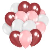 Воздушные шары,  25шт., М12/30см,  MESHU «Rose»