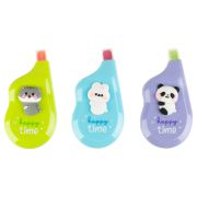 Корректирующая лента MESHU «Happy friends», 5мм*8м, блистер, европодвес, ассорти