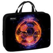 Папка текстильная с ручками 1 отделение, А4 Berlingo «Football winner», 350*265*80мм, текстиль, на молнии