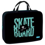 Папка текстильная с ручками 1 отделение, А4 Först «Skateboard», 350*265*80мм, текстиль, на молнии